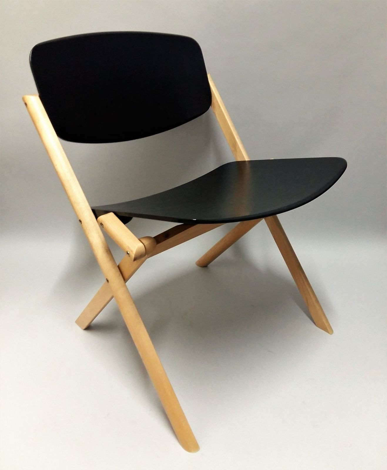 Chaise basse pliante Jean Claude Duboys (1938-1999), vers 1980, édition d'époque photo buy