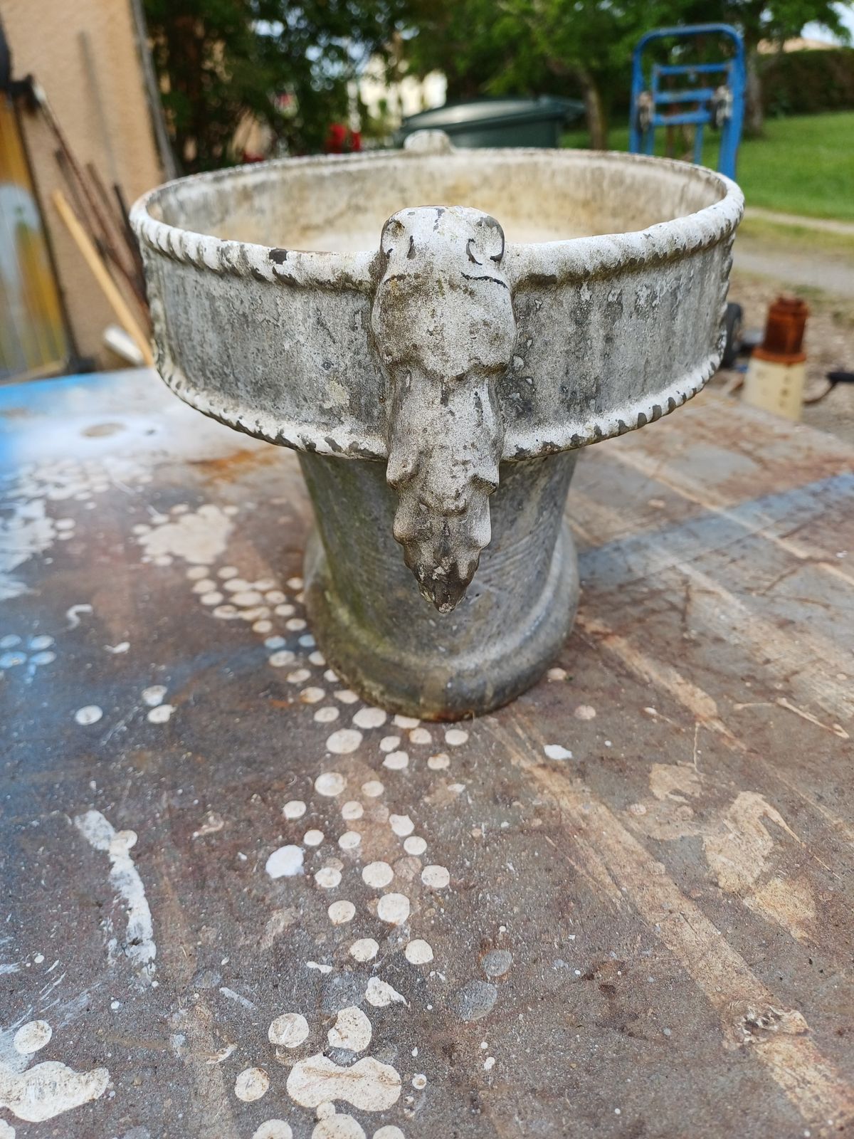 3 Cast Iron Planters 1900: Charleville   Mézières photo for sale