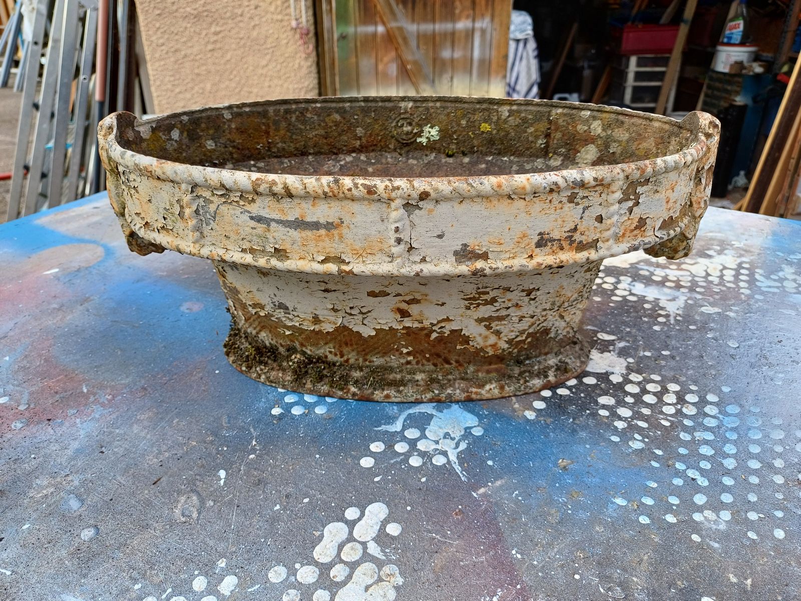 185.0 3 Cast Iron Planters 1900: Charleville   Mézières photo