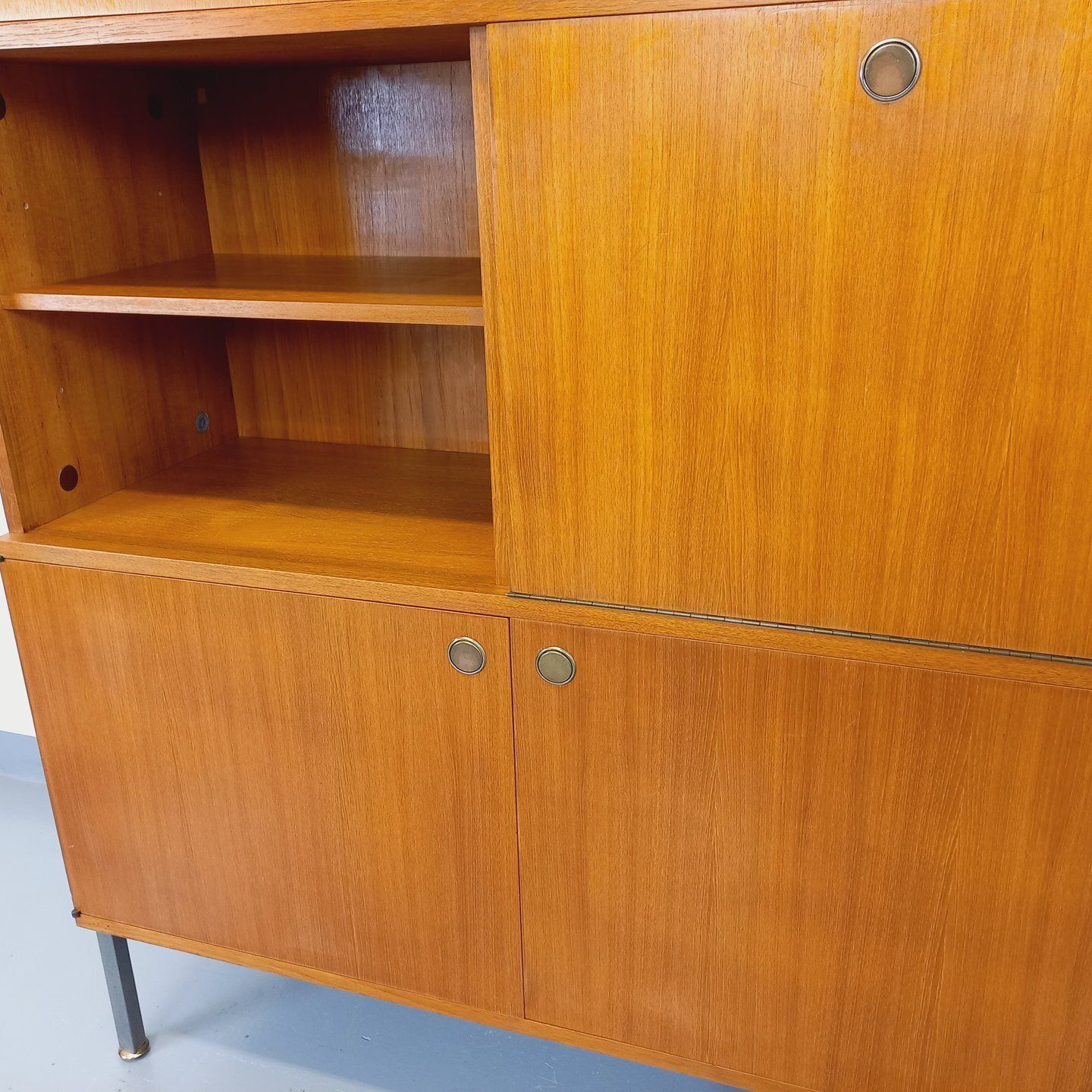 photo buy Louis Paolozzi Teak Storage Unit With Secretary