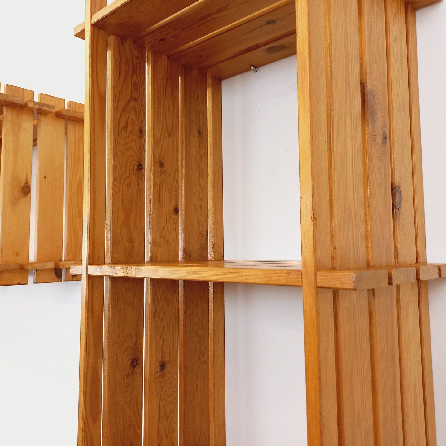 Pair Of Pine Wall Shelves, 1980s photo buy