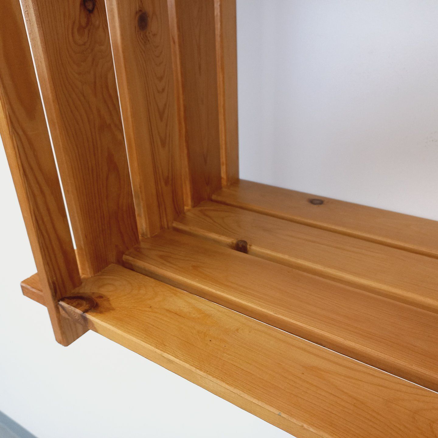 photo buy Pair Of Pine Wall Shelves, 1980s