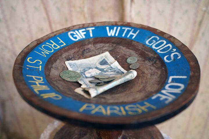 A Mid 20thc Treen Ecclesiastical Donations Tazza Bowl For The Parish Of St Philip C.1930 50 photo 400.0