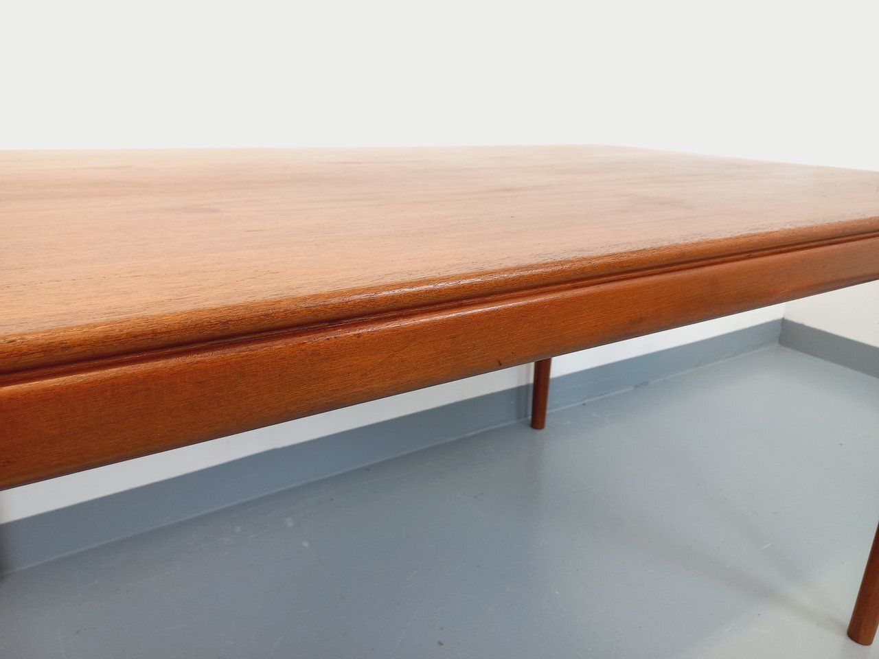 Scandinavian Rectangular Table In Pine By Johannes Andersen For Samcom In Teak photo vintage