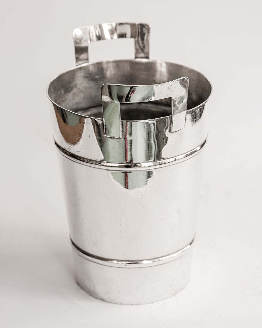 Mid Century Modern Verzilverde Champagnekoeler En Ijsemmer photo 260.0