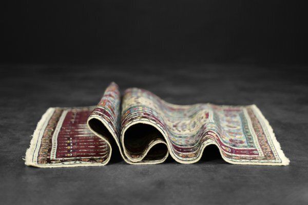 photo buy Vintage Hand Woven Middle Eastern Oriental Baluch Prayer Rug, 1960s