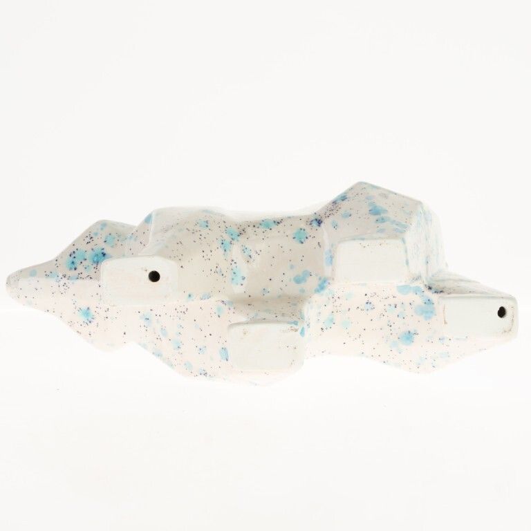 Porcelain Ceramic Polar Bear Figure photo for sale