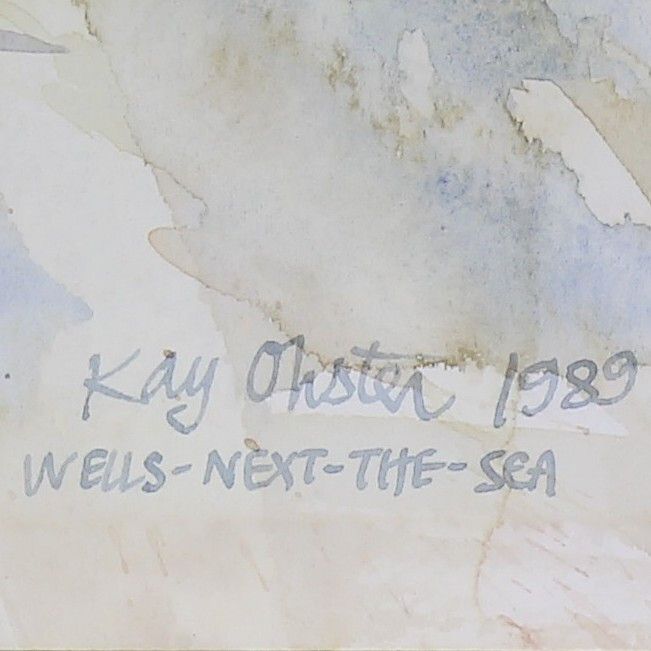 Watercolour By Kay Ohsten. Wells Next The Sea photo furniture