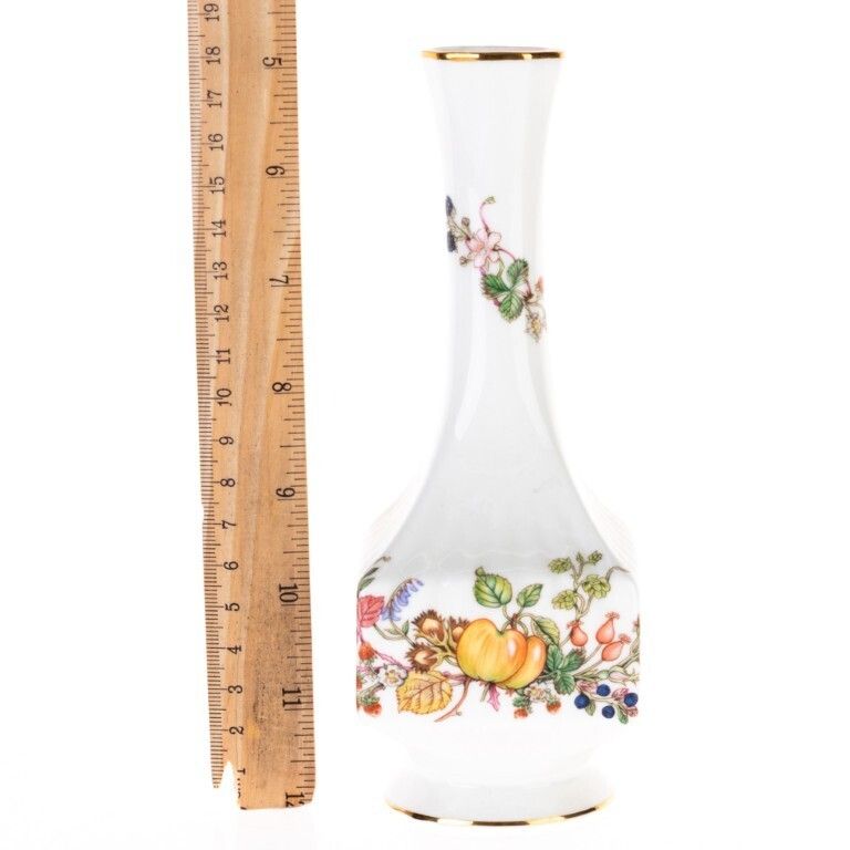 Aynsley Porcelain Ceramic Butterflies Vase photo Home Decor