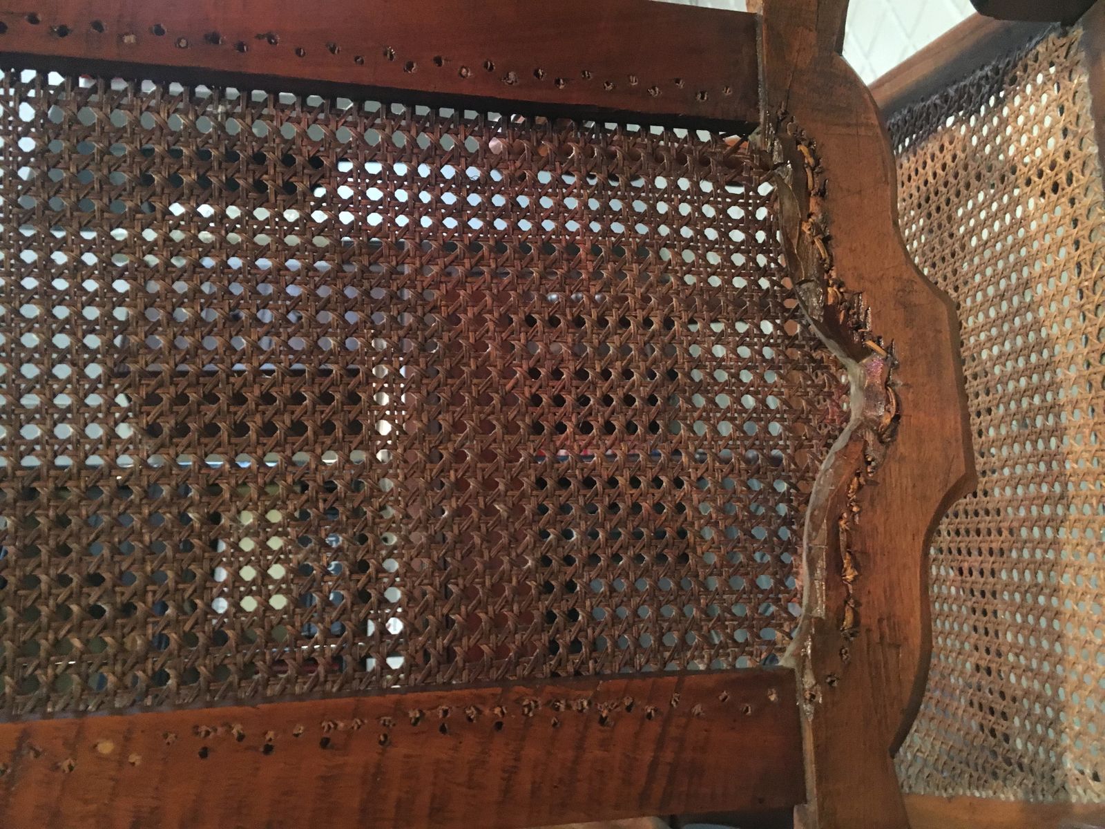 Spanish Carved Walnut Armchair. Late Seventeenth Century Carlos II Period. photo for sale
