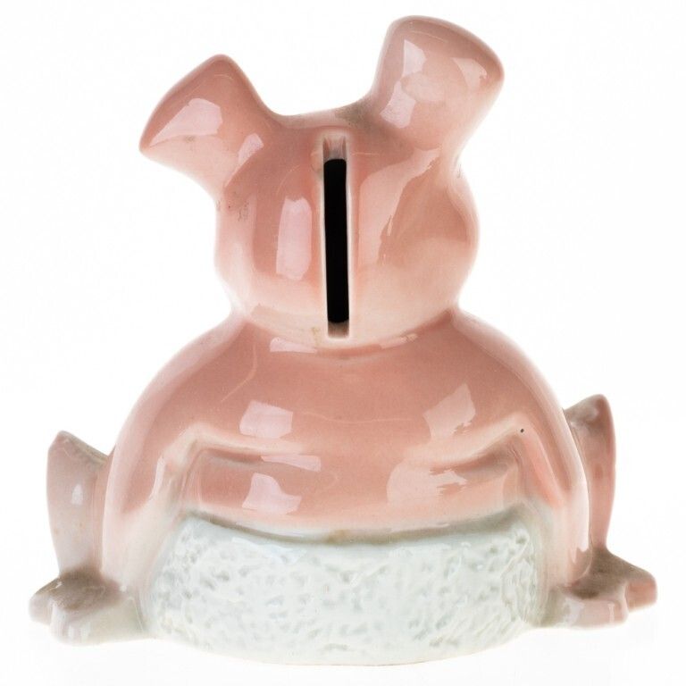 Wade’s English Ceramic Pottery Figural Piggy Coin Bank photo furniture
