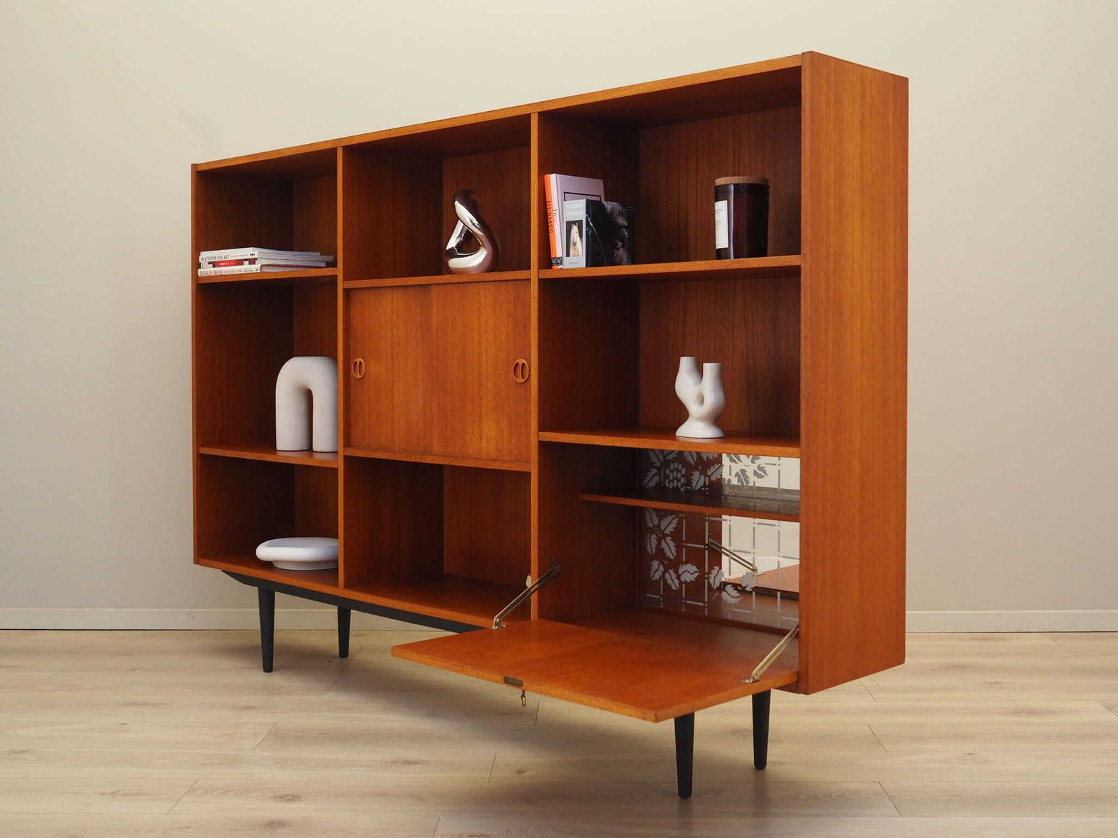 Teak Bookcase, Danish Design, 1970s, Production: Denmark photo 1669.0