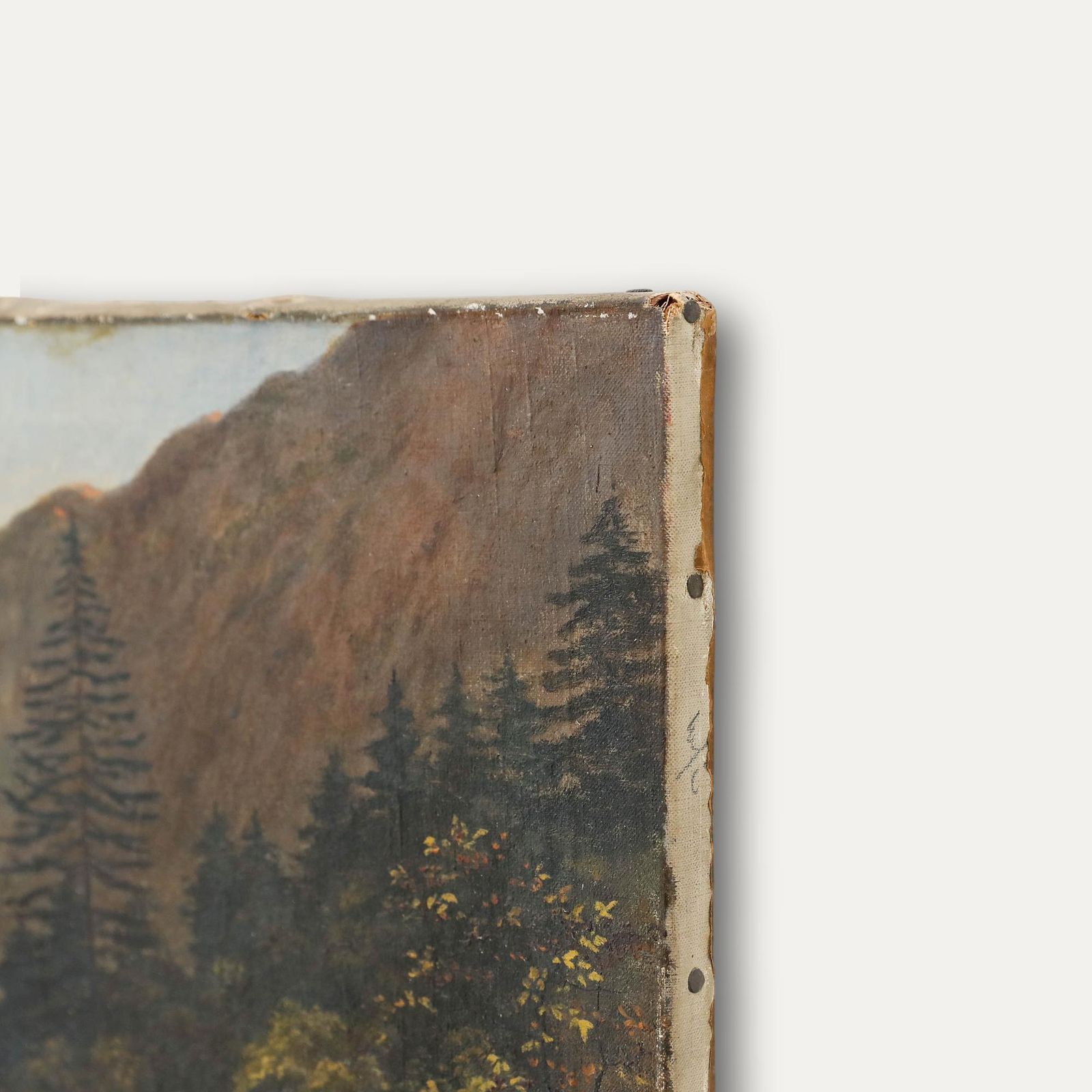L. Smith   Late 19th Century Oil, Horse & Cart On A Mountain Pass photo 218.0