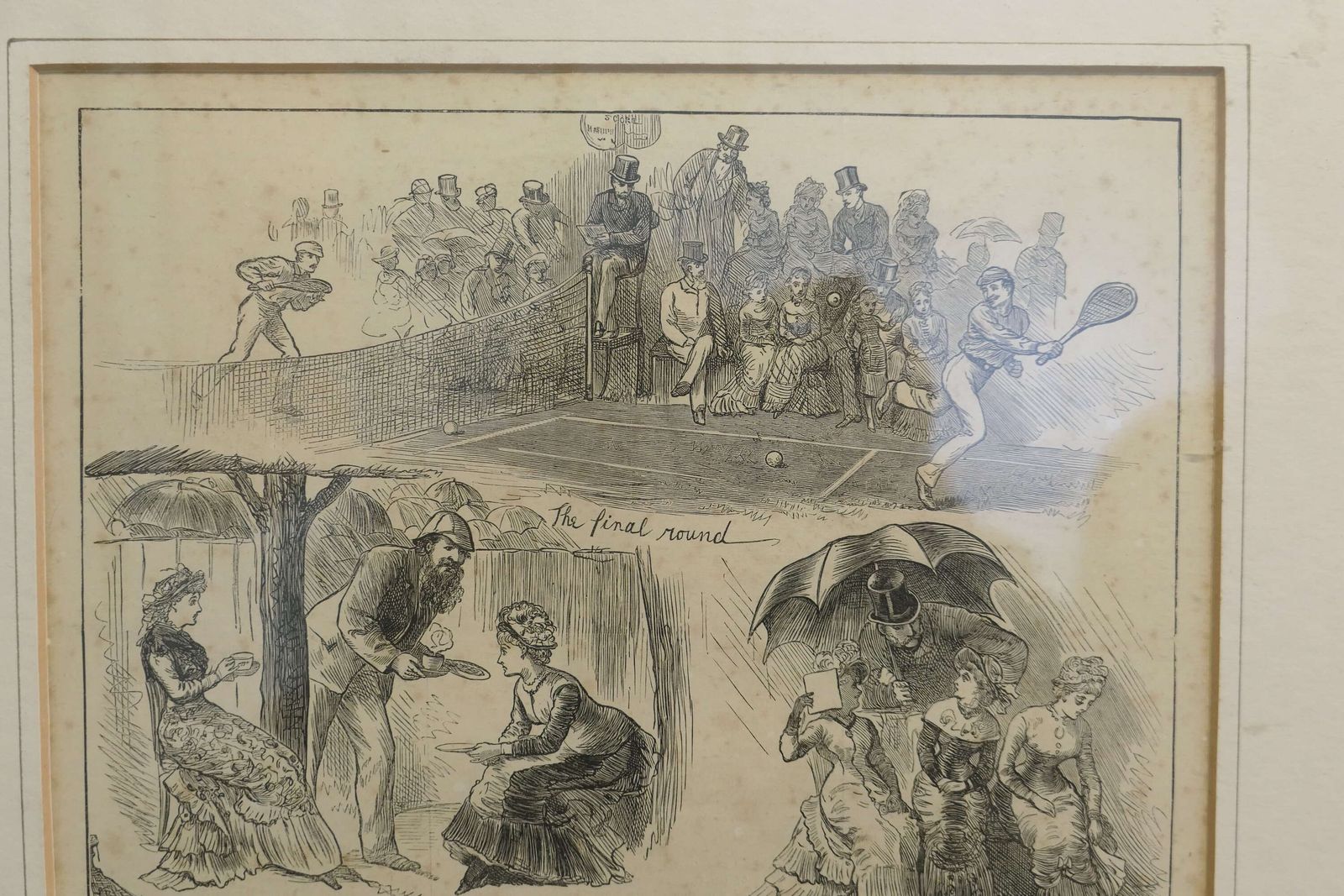 Humorous Sketches From Wimbledon 1879 photo vinterior