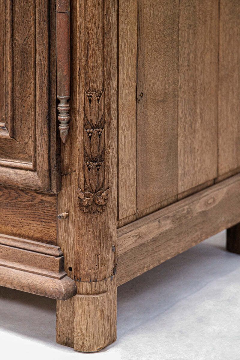 Rustic Antique French Marriage Armoire photo buy