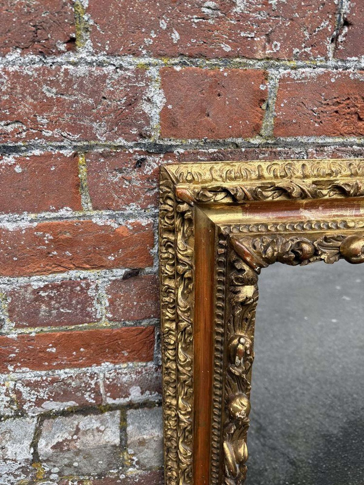 A Spectacular Italian Early 20th C Carved Wood & Gesso Gilt Ornate Mirror. photo furniture