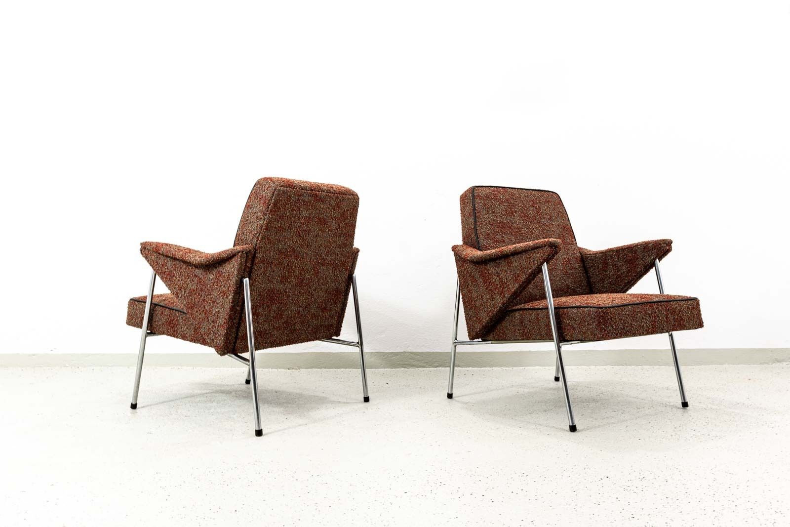 Vintage Armchairs “Bat” Poland, 1960’s, Set Of 2 photo Furniture
