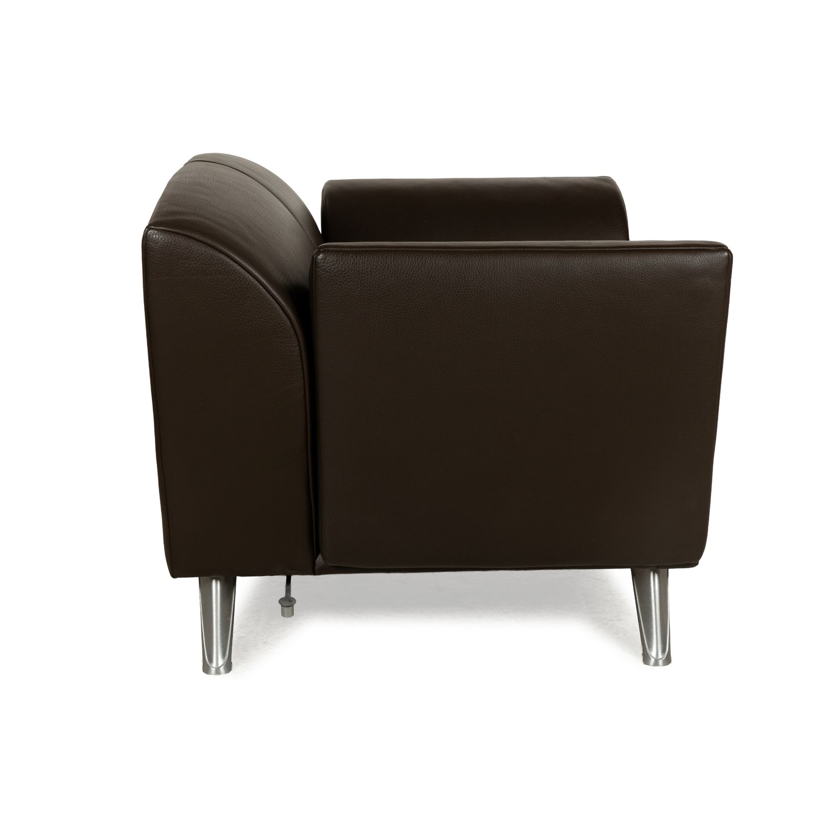 photo furniture Fauteuil Jori Jr 8100 en cuir brun foncé, fonction manuelle