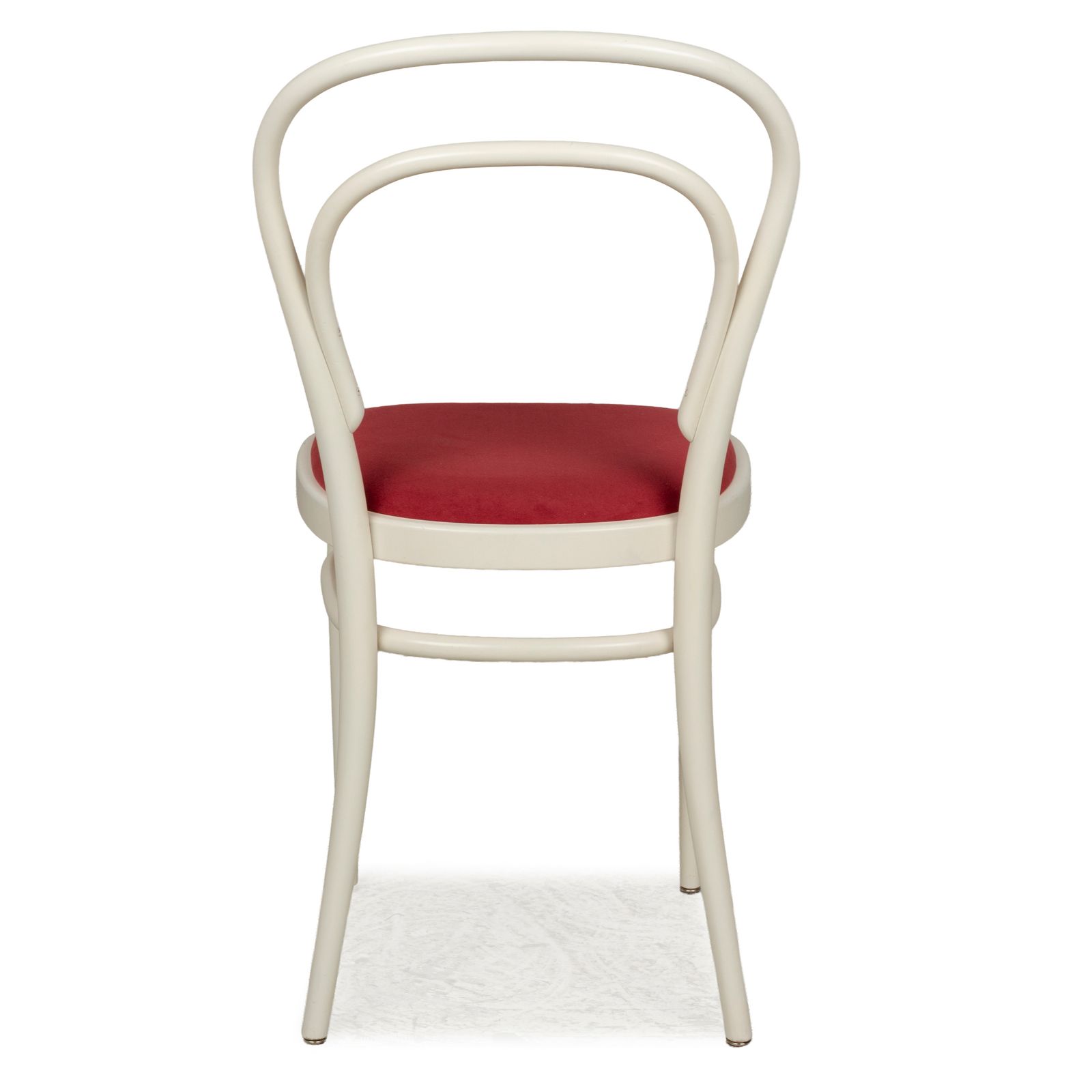 photo for sale Set Van 8 Thonet 214 P Houten Eetkamerstoelen In Rood En Wit