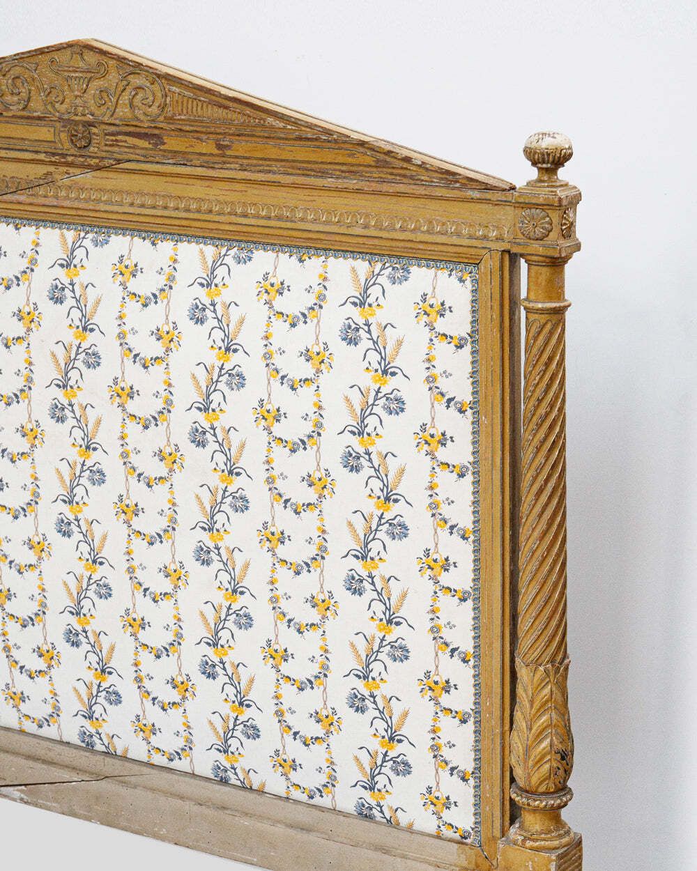 19th C Louis XVI Style Carved And Painted Daybed Bed Frame photo vinterior
