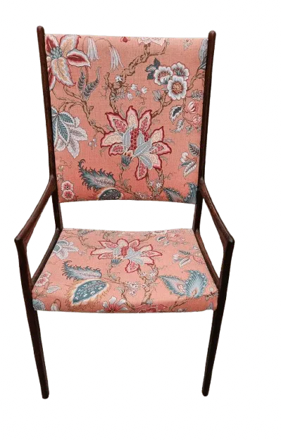 Danish Rosewood Dining Chairs 2 Carvers 4 Chairs photo vintage