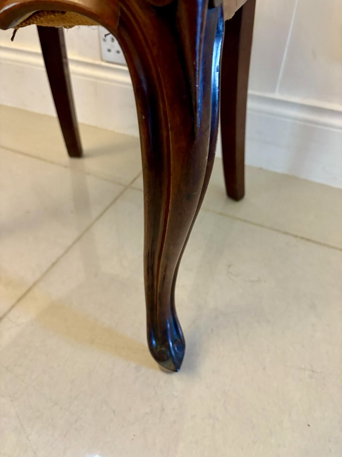 Outstanding Quality Set Of 10 Antique 19th Century Carved Mahogany Dining Chairs photo Furniture
