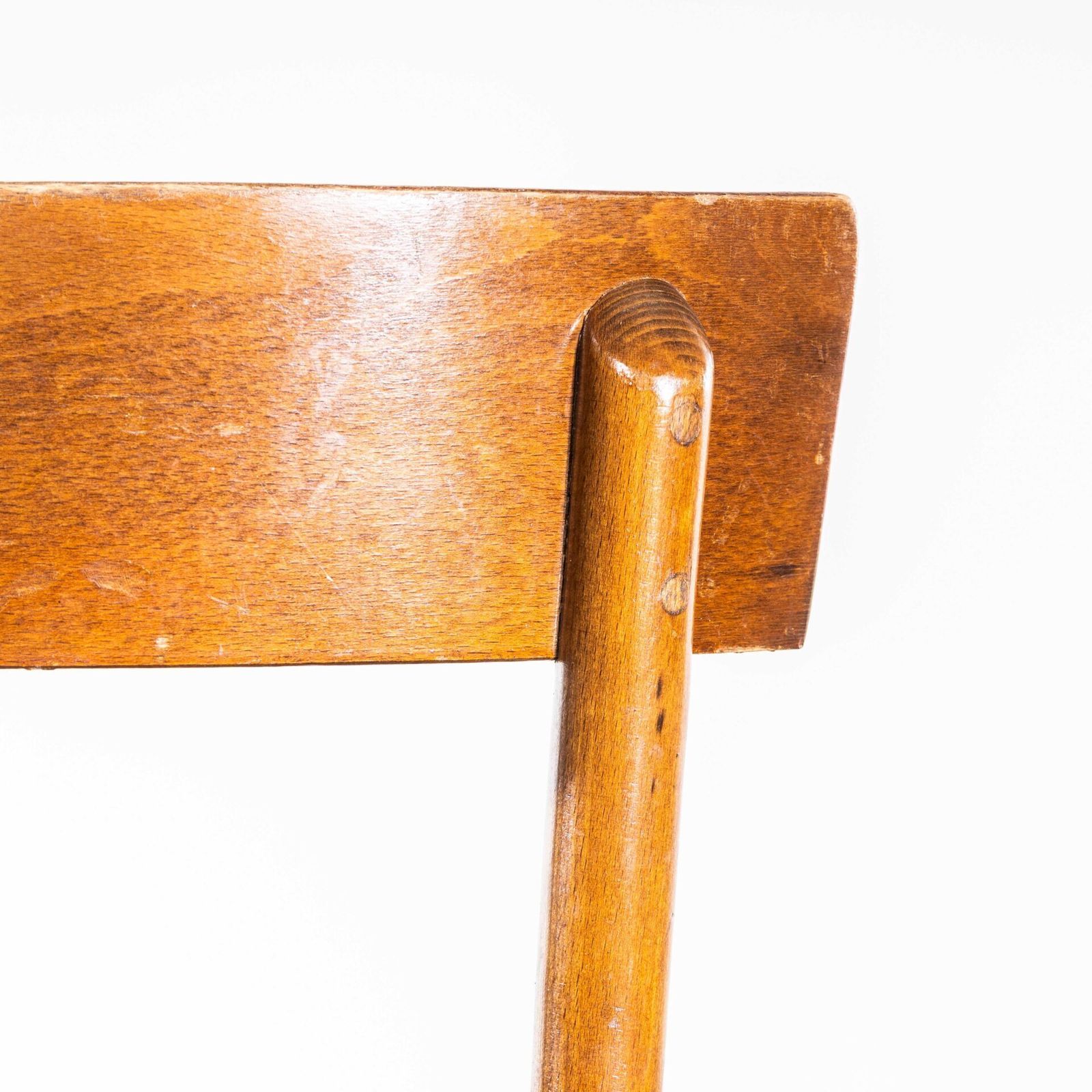 photo furniture 1950’s Honey Colour Baumann Single Bar Bentwood Dining Chairs