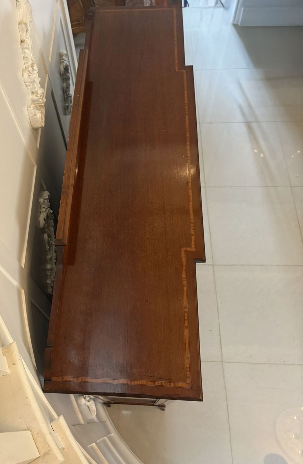 Superb Quality Antique 20th Century Inlaid Mahogany Display Cabinet photo furniture