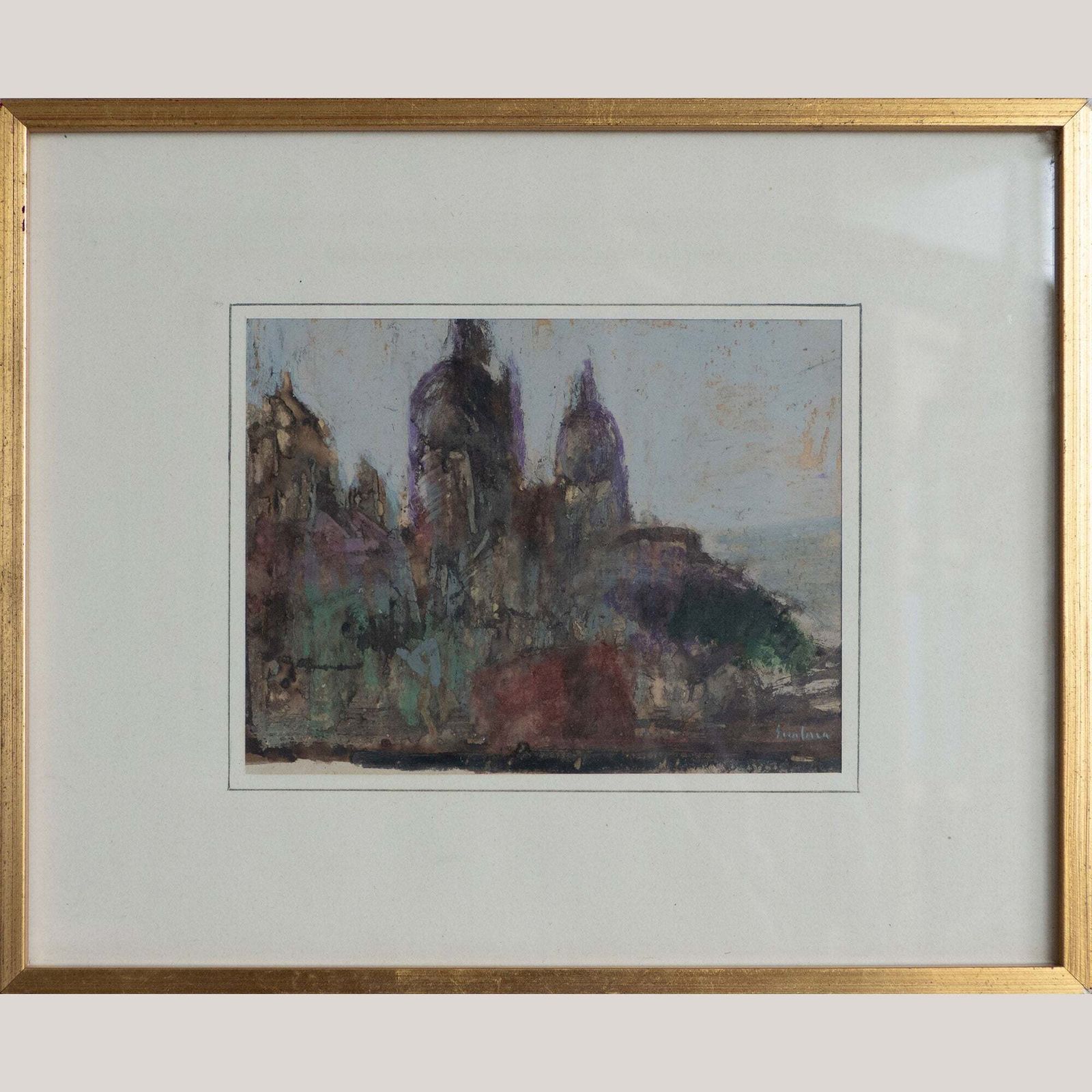 Stadsgezicht, Mogelijk Barcelona – Onontdekt Impressionistisch Kunstenaar Van Hoog Niveau photo furniture
