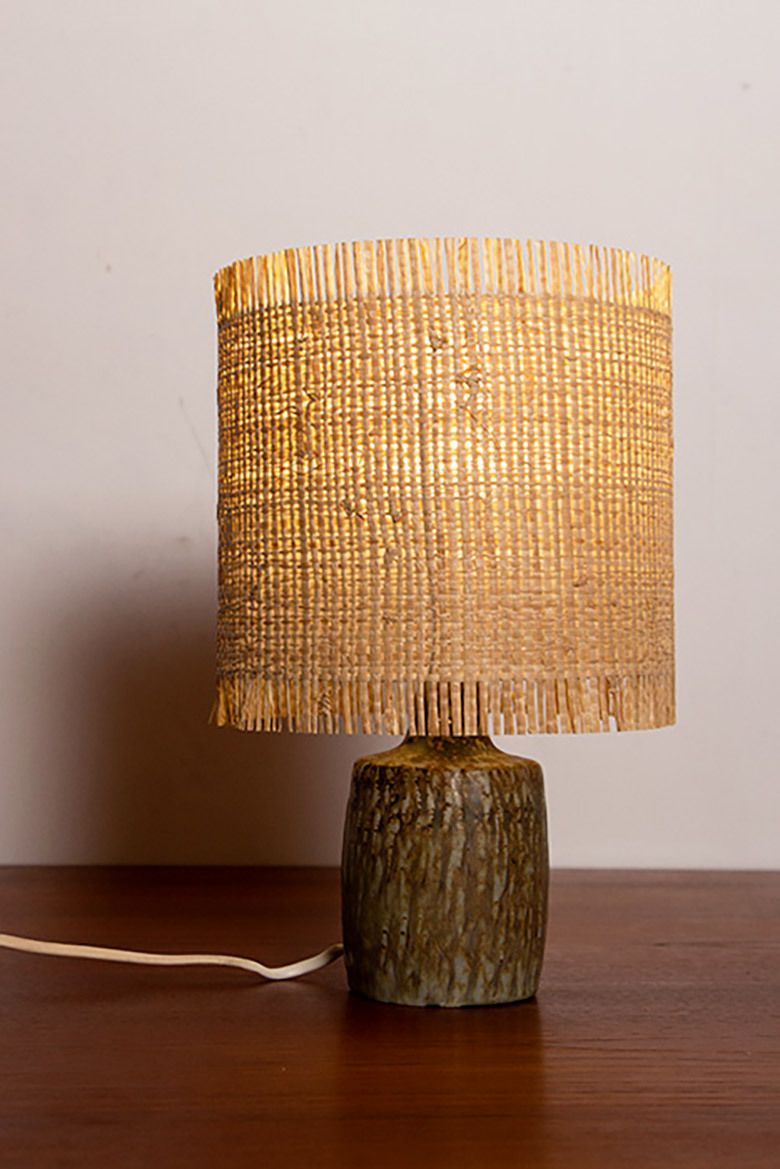 Swedish Ceramic Floor Lamp From The "Rubus" Series By Gunnar Nylund For Rörstrand, 1960.