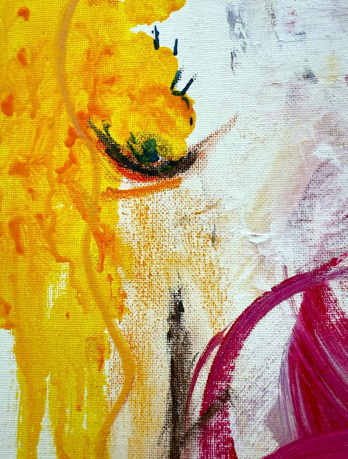 Nerea Chaos War And Peace Acrylic On Canvas Painting 2025 photo Art