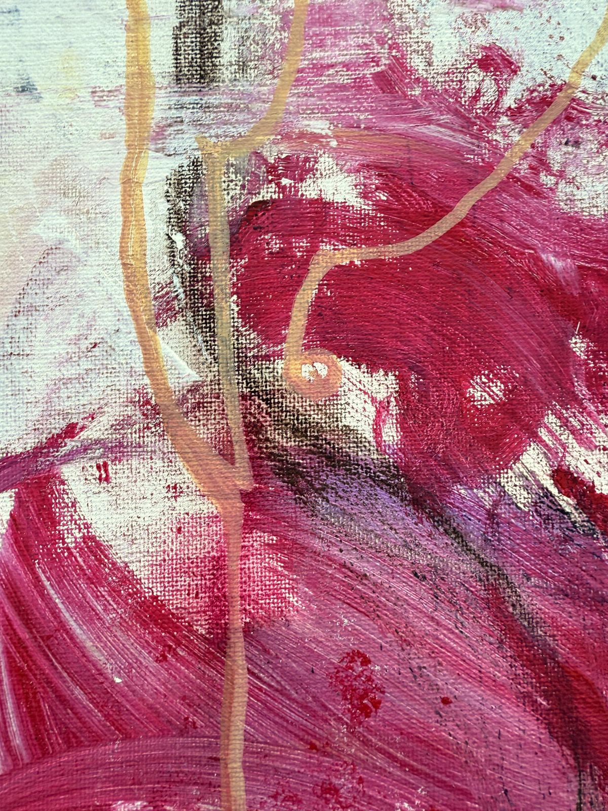 Nerea Chaos War And Peace Acrylic On Canvas Painting 2025 photo 700.0