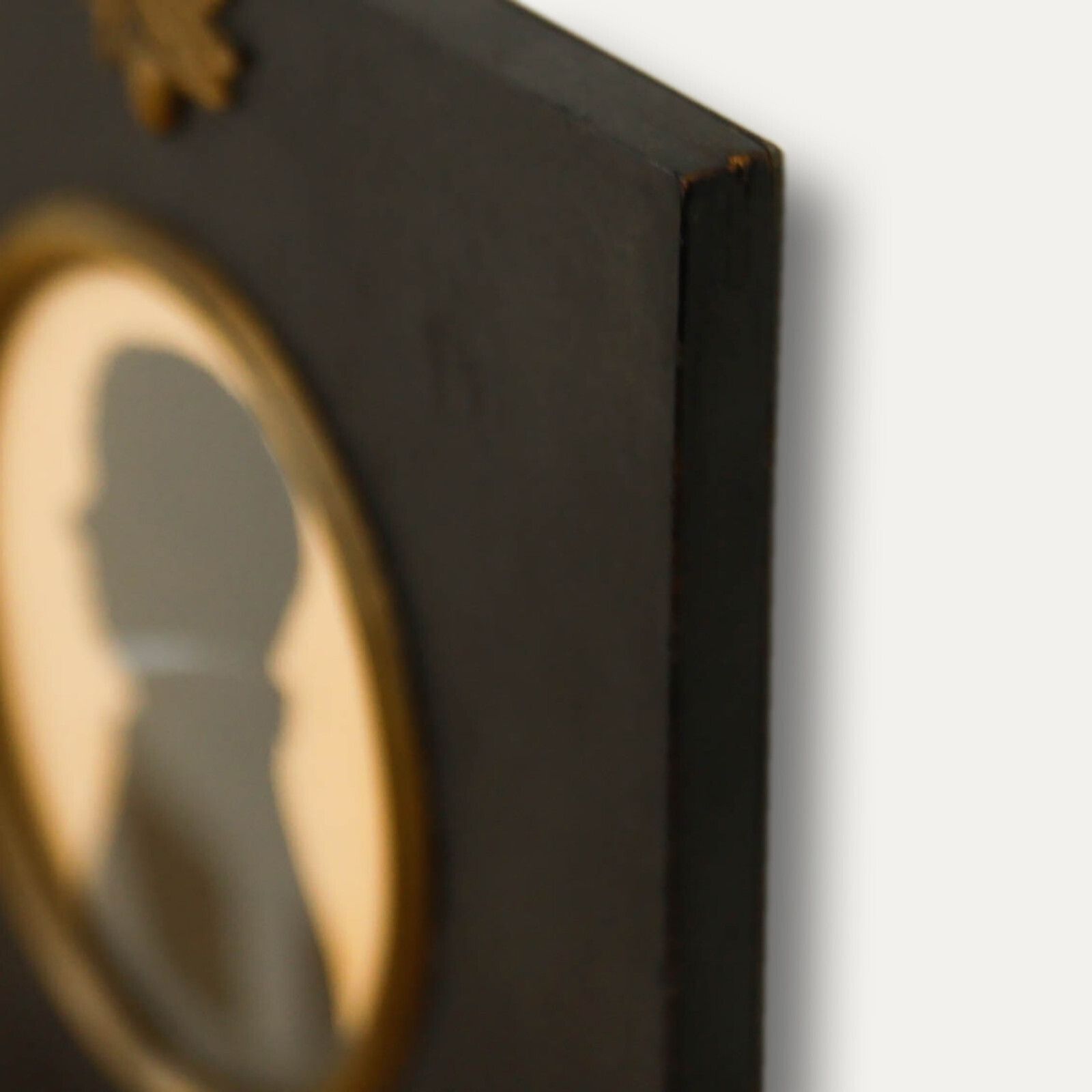 Mininature 19th Century Paper Cut   Silhouette Of A Suited Boy photo Art