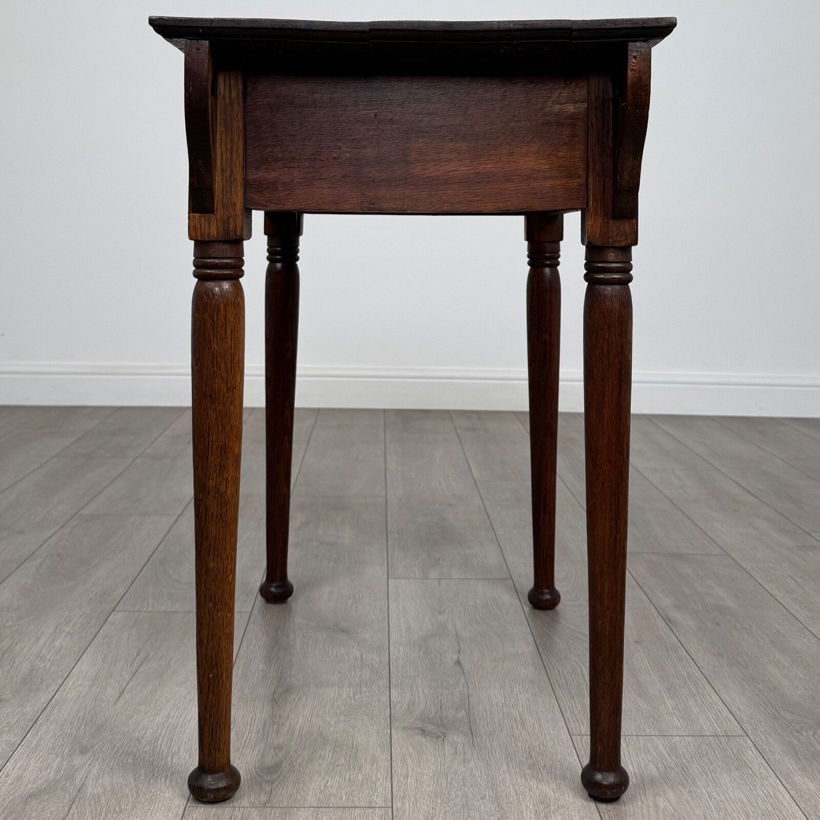 Antique 20th Century Art Nouveau Style Side Table In Oak photo for sale