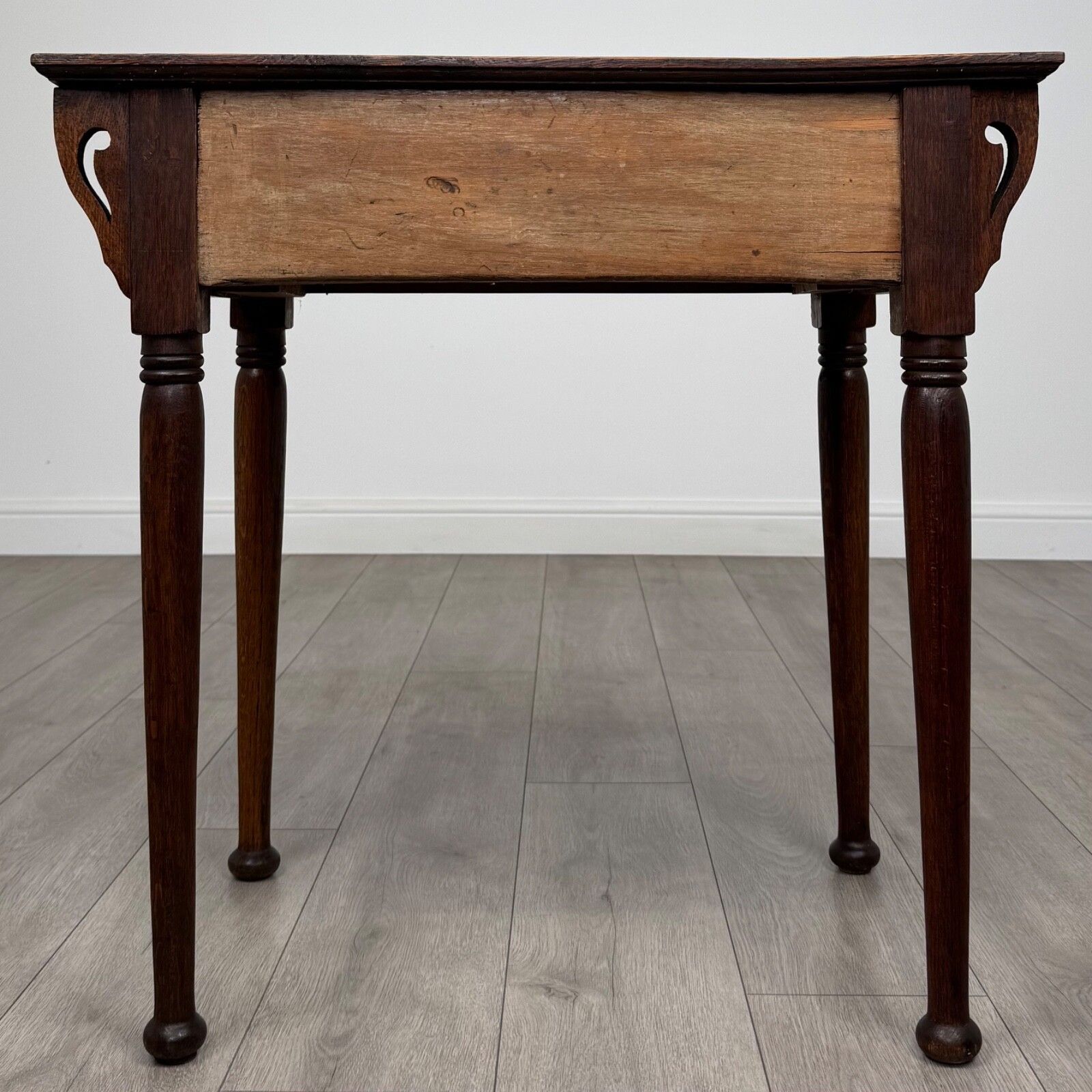 Antique 20th Century Art Nouveau Style Side Table In Oak photo 395.0