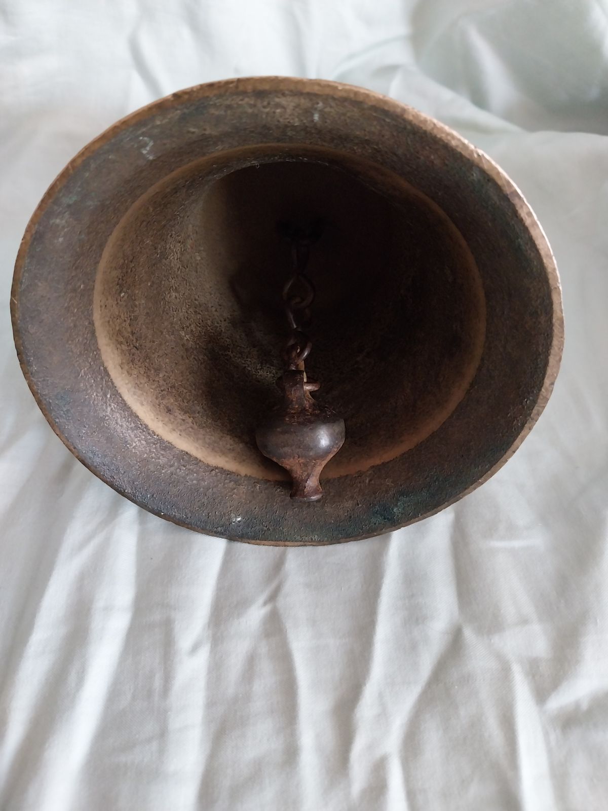 Brass Hand Bell / Bronze Railway Handbell Lms. 1930s. photo vinterior