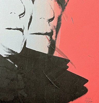 Andy Warhol, Self Portrait Grey Red, 1980s, Print photo Art