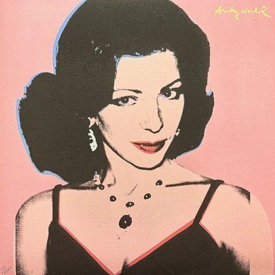 Andy Warhol, Portrait Of A Celebrity In Pink, 1980s, Print