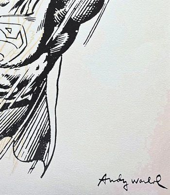 Andy Warhol, Superman Black And White, 1980s, Print photo Art