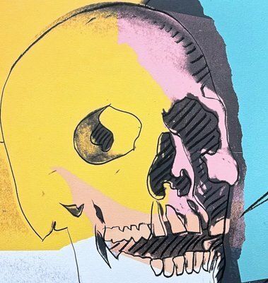 Andy Warhol, Skull Yellow, 1980s, Print photo for sale