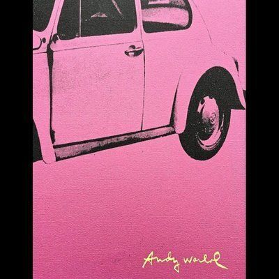After Andy Warhol, Volkswagen Dark Pink, 1980s, Print photo Art