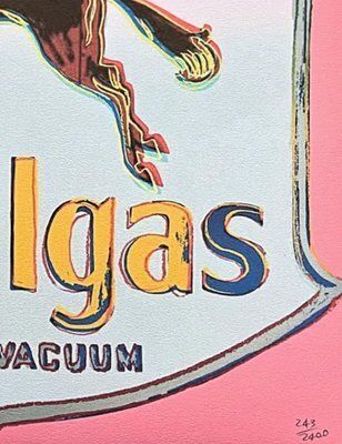 Andy Warhol, Mobilgas Pink, 1980s, Print photo Art