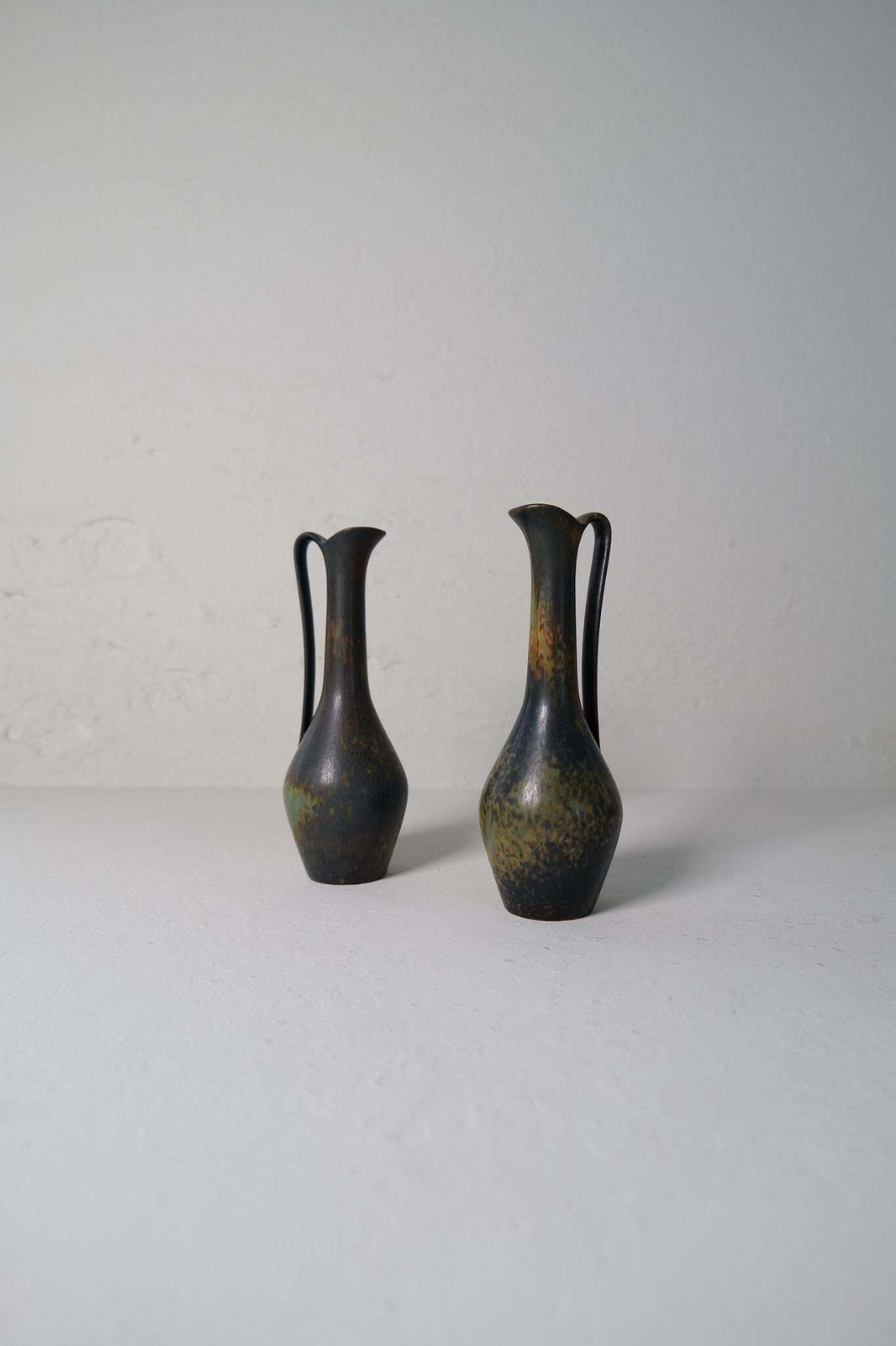 Collection Of 3 Ceramic Vessels By Gunnar Nylund Rörstrand Sweden, 1950s photo vintage
