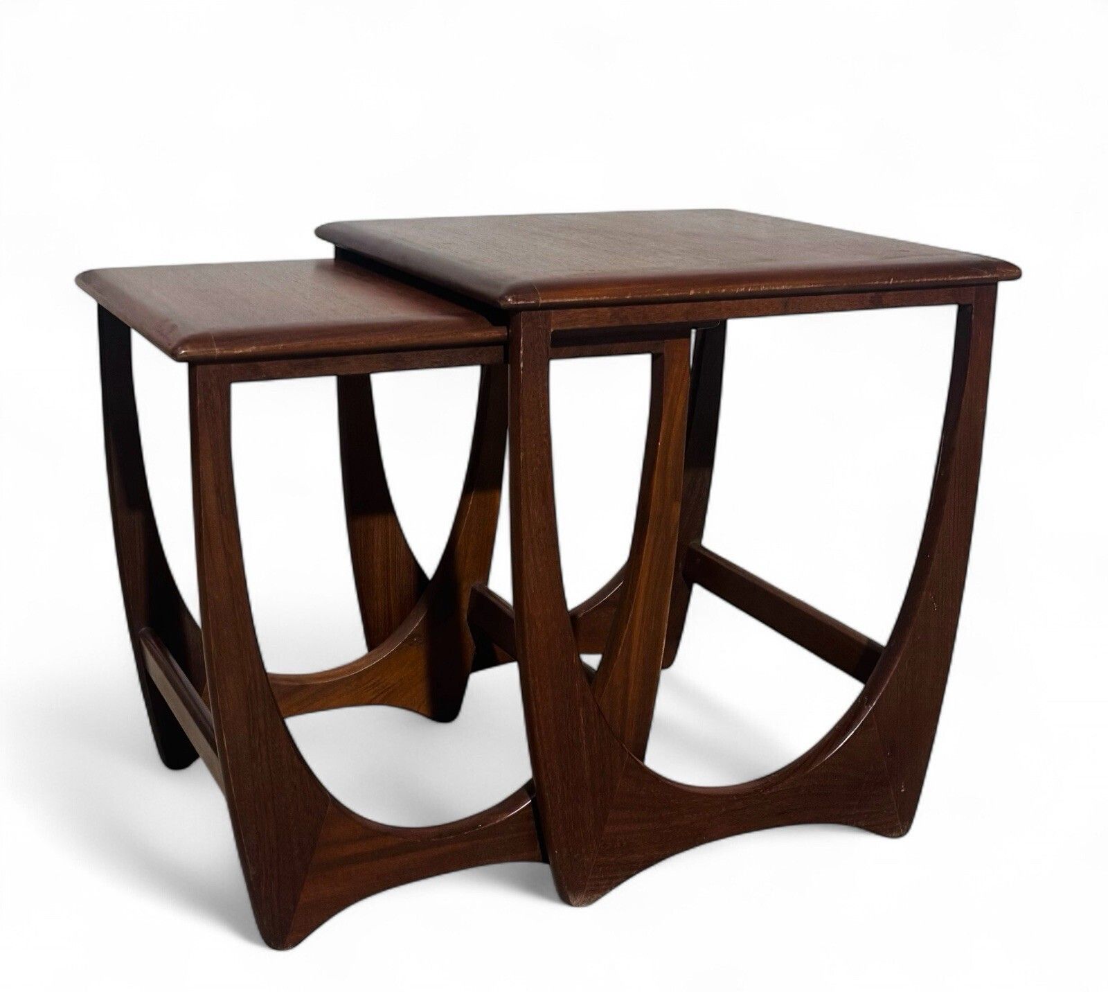 Pair Of G Plan Teak Coffee Tables Nest Of Tables Fresco Range Mid Century Retro photo Furniture