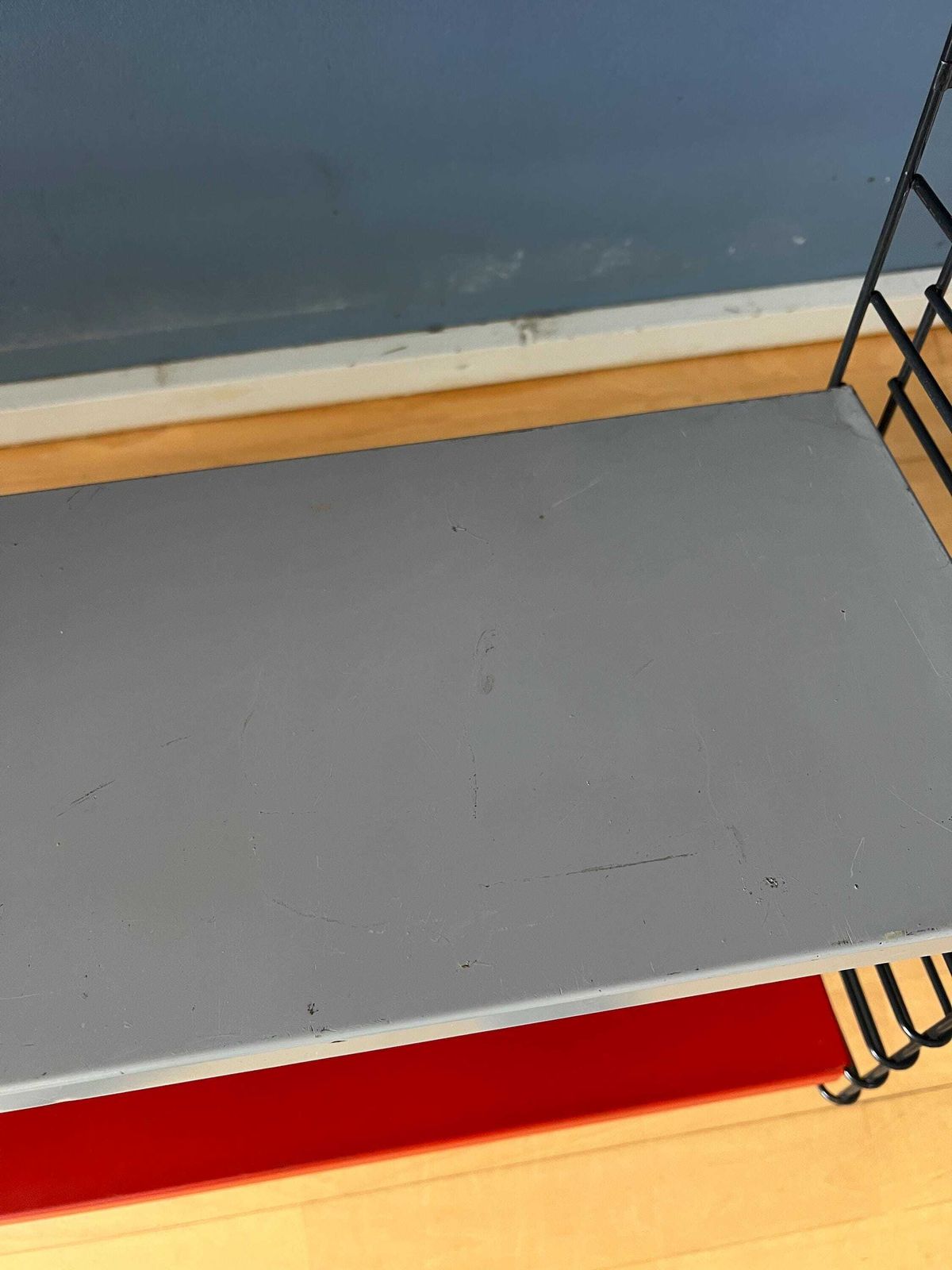 photo for sale Orange, Red And Gray Tomado Vintage Modular Wall System   Shelves   Unit