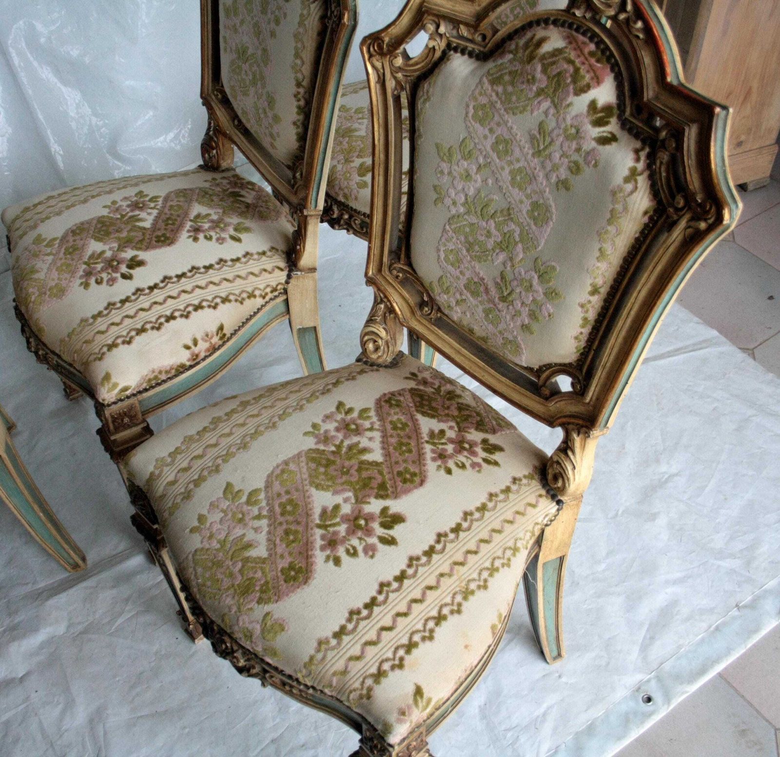Set Of 4 Napoleon III Chairs, Second Half Of The Nineteenth Century, France photo buy