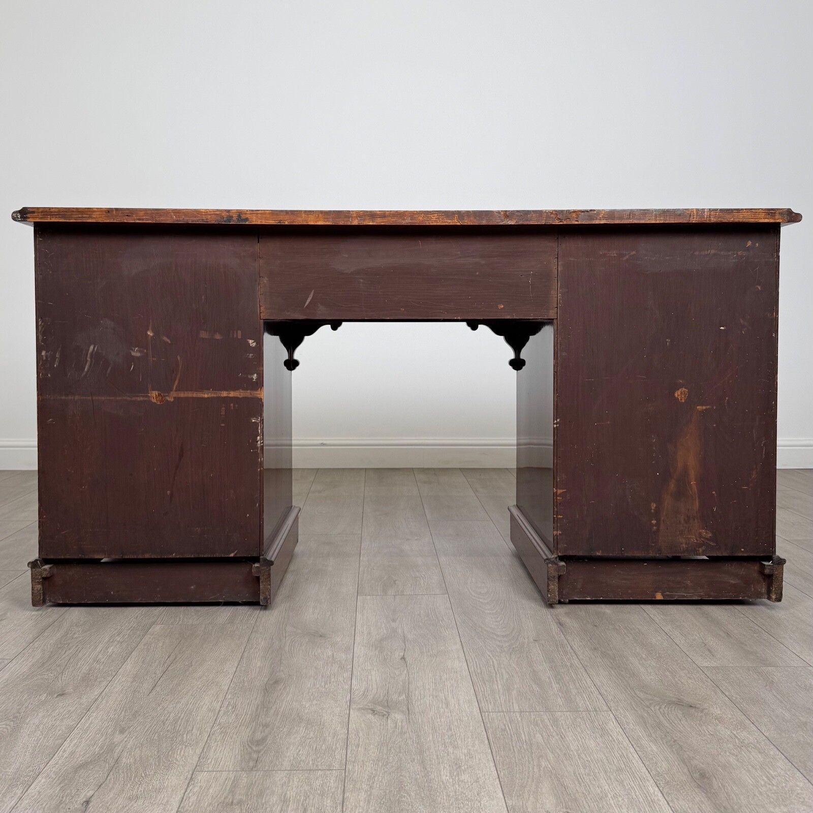 Antique 19th Century Finest Quality Desk In Mahogany photo 1250.0