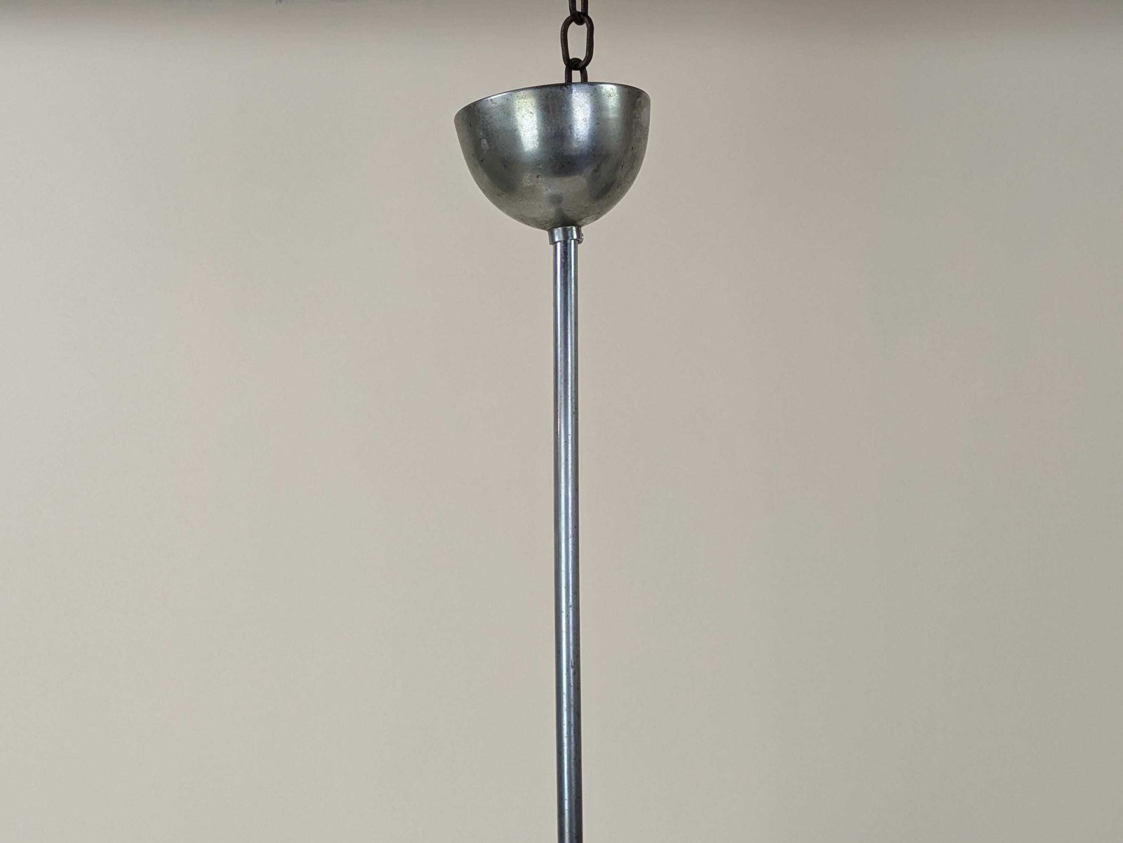 photo furniture Art Deco French Pendant Light Opaline Glass Shade 1930s Vintage Streamlined Design Ceiling Fixture Home Decor