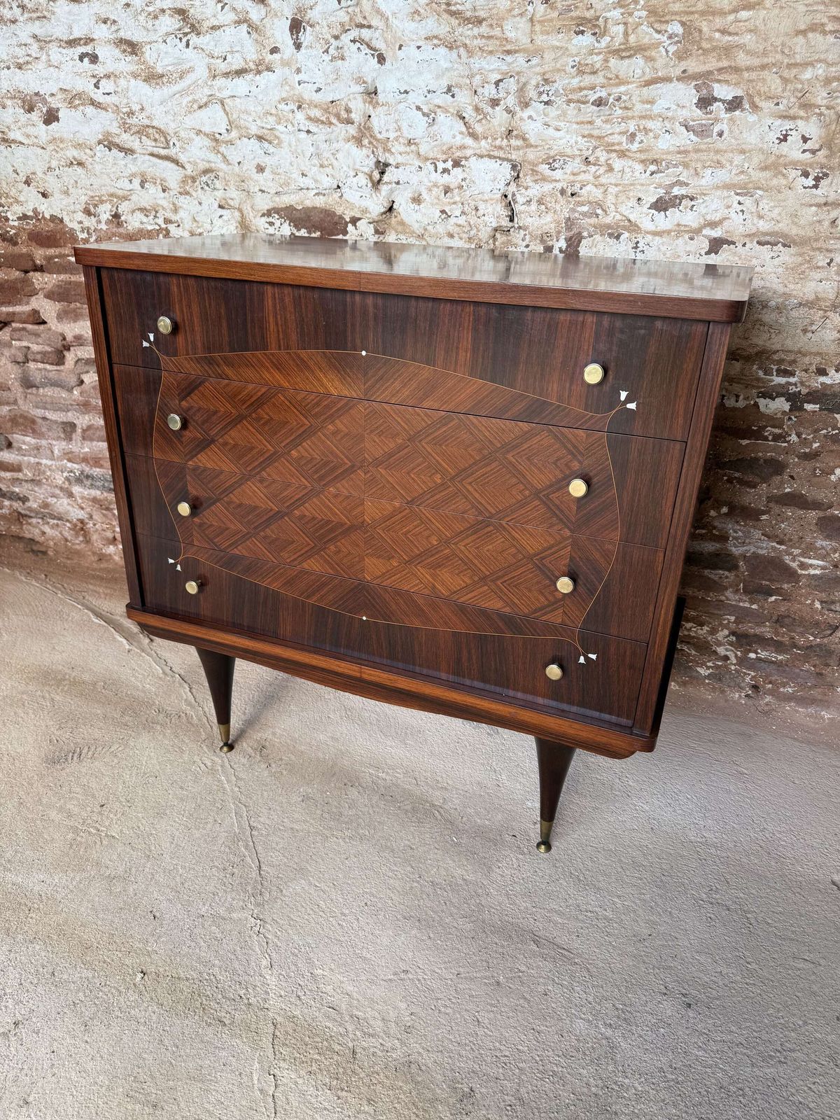 Italian Chest Of Drawers , Mid Century