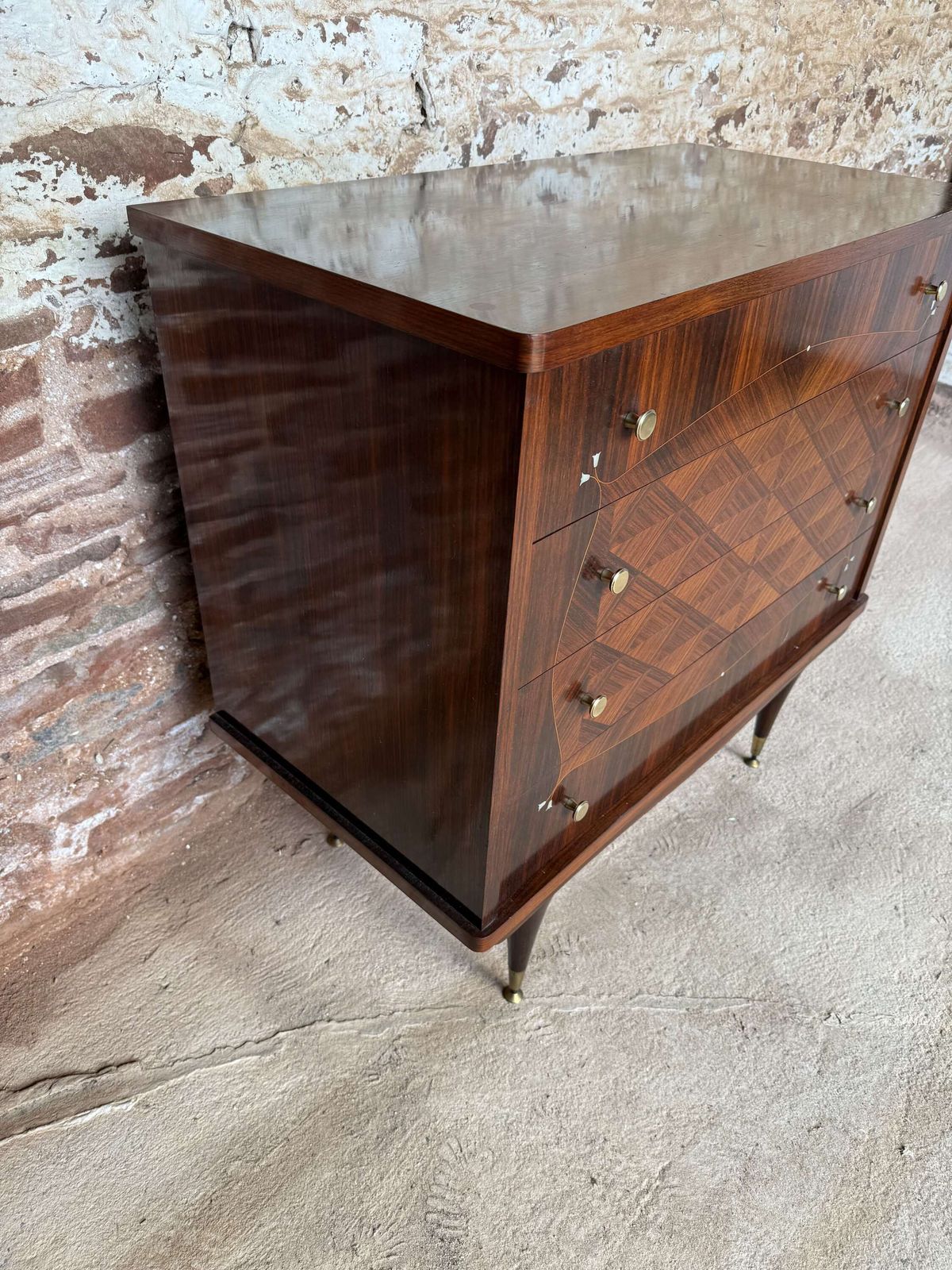 Italian Chest Of Drawers , Mid Century photo 1295.0